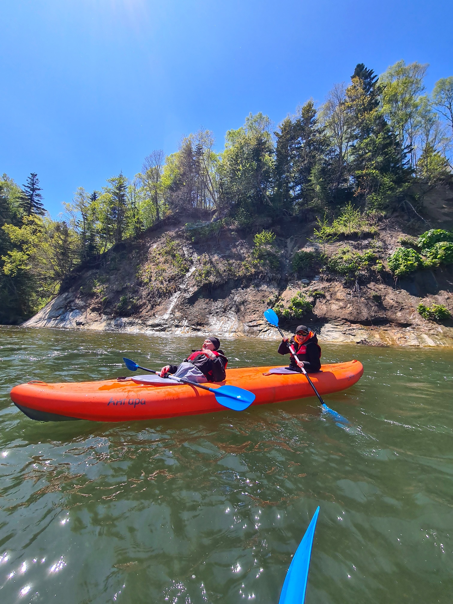 Сплав на байдарках по горной сахалинской реке